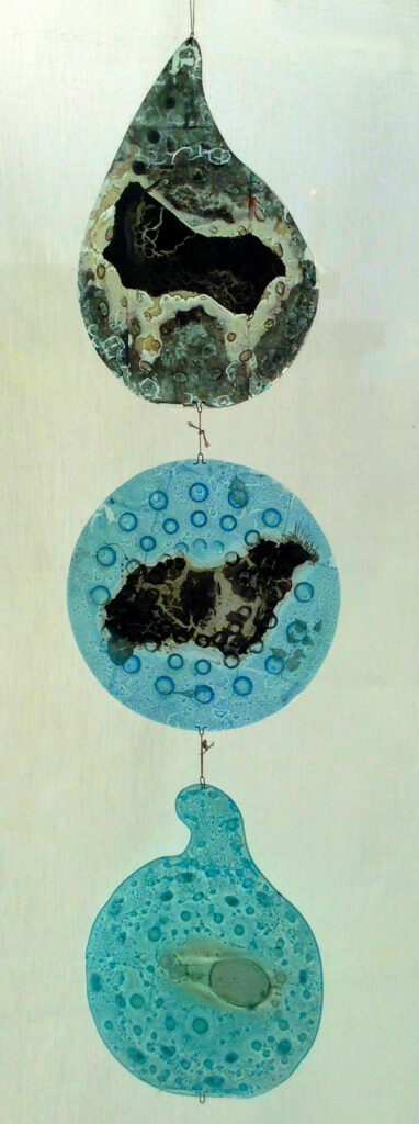 Escultura Colgante en Vidrio