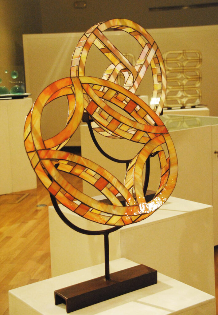 Escultura en Vidrio con Peana